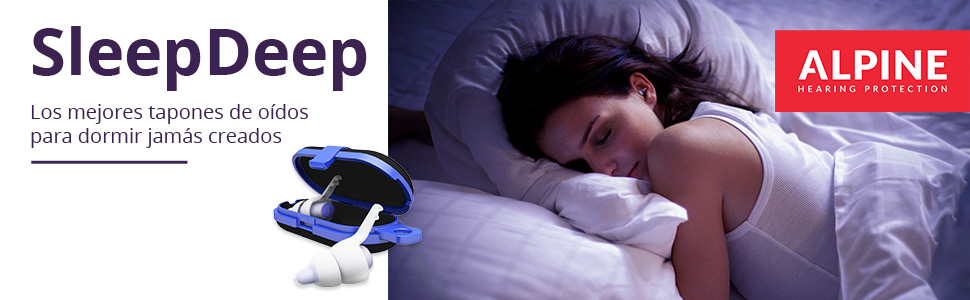 Los tapones para los oídos Alpine SleepDeep son los mejores tapones para los oídos para dormir 