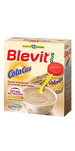 Blevit Plus ColaCao. Bote de cereales para bebé