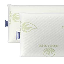 almohada viscoelastica, almohada, cojín, viscoelastica, aloe vera, todocama, almohada de fibra