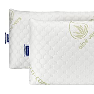 almohada viscoelástica, adaptable, memory foam, almohada alta,