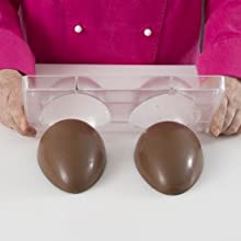 Chocolate para huevos de Pascua con molde profesional para huevos de Pascua