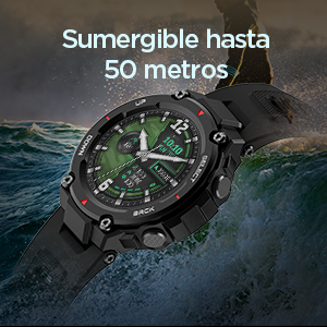 Sumergible hasta 50 metros