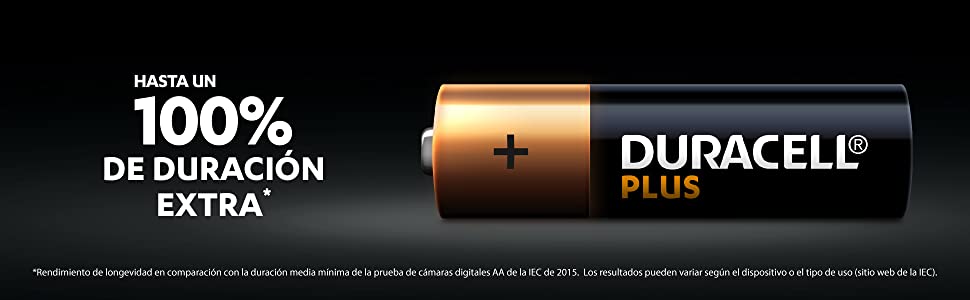  Duracell Plus Pilas Alcalinas AA