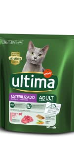 Ultima; Gato; cat; esterilizado; Affinity, pollo; salmón; Adultos; gatos; Affinity; Pienso para gato