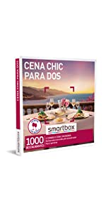 Cena chic para dos caja regalo Smartbox