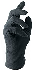 Guantes de algodon negros 100% algodon