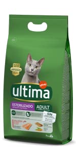 Ultima; Gato; cat; esterilizado; Affinity, pollo; salmón; Adultos; gatos; Affinity; Pienso para gato