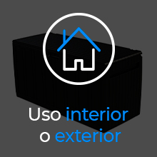 Uso interior y exterior