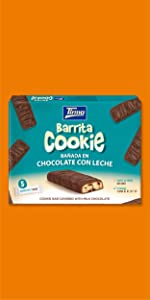 Tirma Barrita Cookie Ba?ada en Chocolate con Leche