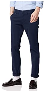 Tommy Jeans Hombre Original Slim Fit Chino Pantalones