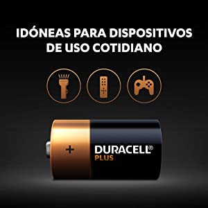 Duracell Plus Pilas Alcalinas C