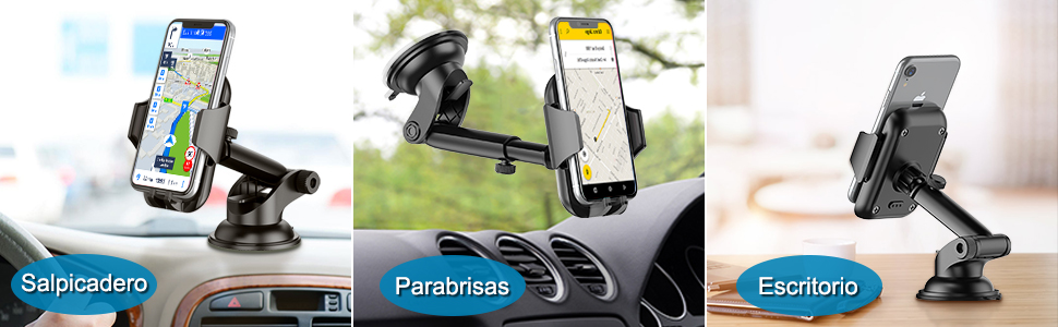 car phone holder black