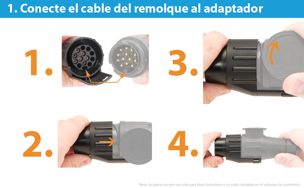 valonic Adaptador Enchufe Remolque