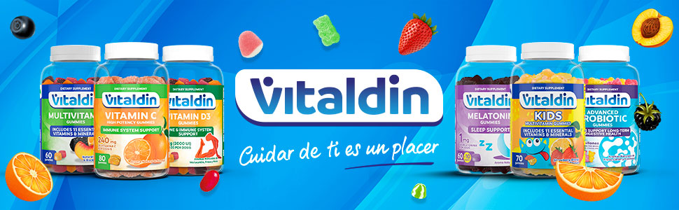 bns, vitaldin, vitaminas, salud, complemento, alimenticio, gummies, gominolas, hombre, mujer, niños