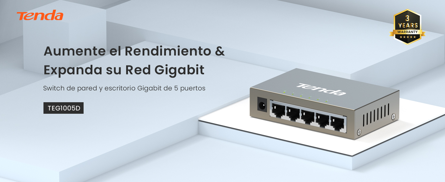 Aumente el rendimiento y Expanda su red Gigabit