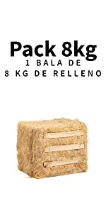 8kg de virutas de madera