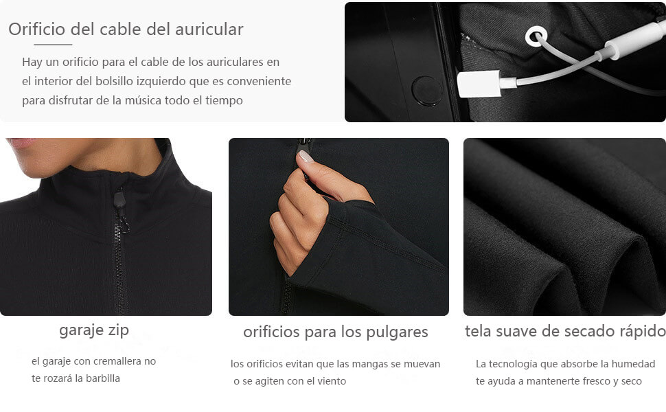 Chaquetas de running para mujer