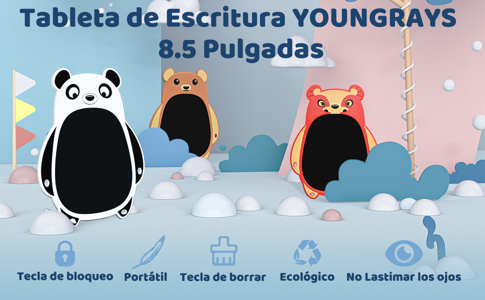 YOUNGRAYS TABLETA DE ESCRITURA