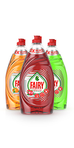 Fairy Maxi Poder Lavavajillas Liquido a Mano, 3.5 L (8 x 440 ml