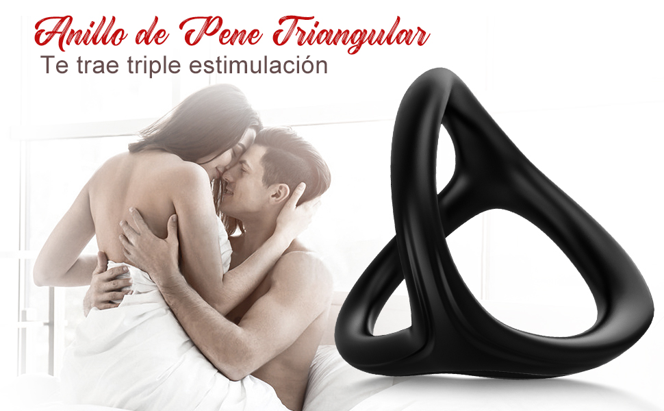 El anillo de pene te brinda triple placer