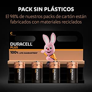  Duracell Plus Pilas Alcalinas C