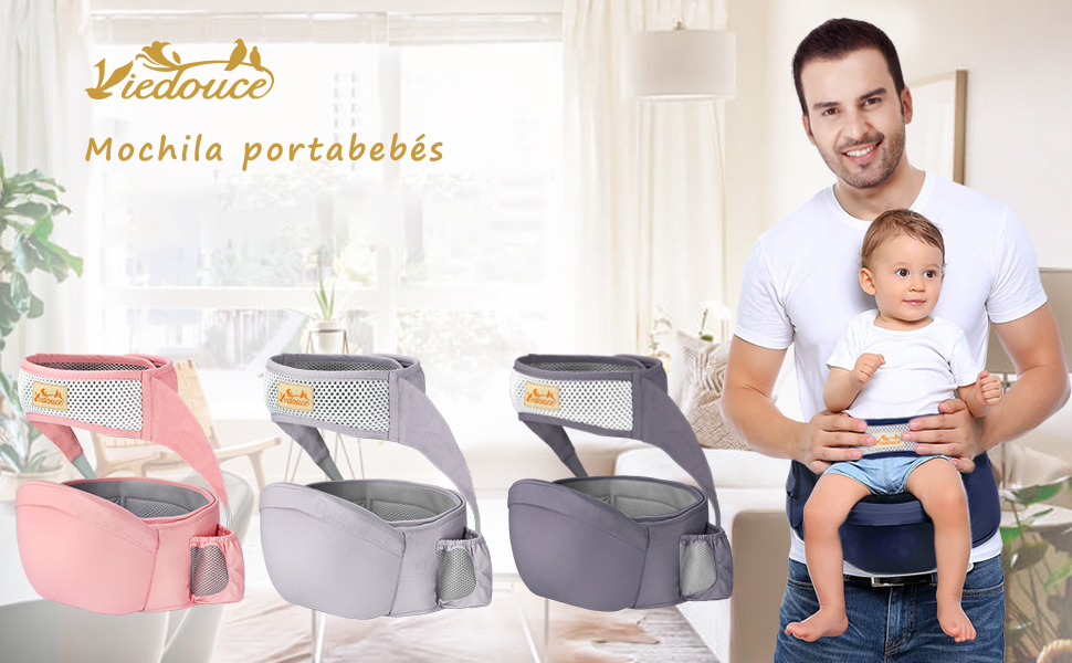 Portabebe Ergon??mico con Asiento